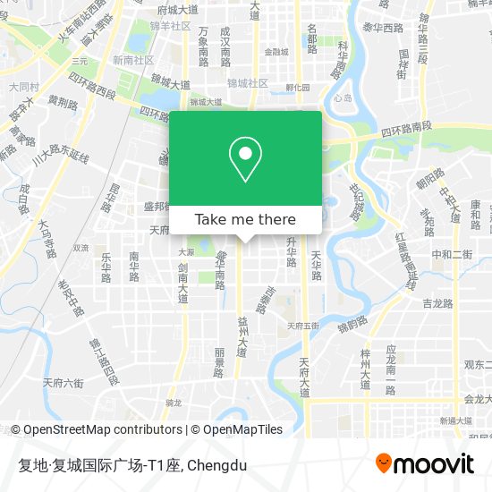 复地·复城国际广场-T1座 map