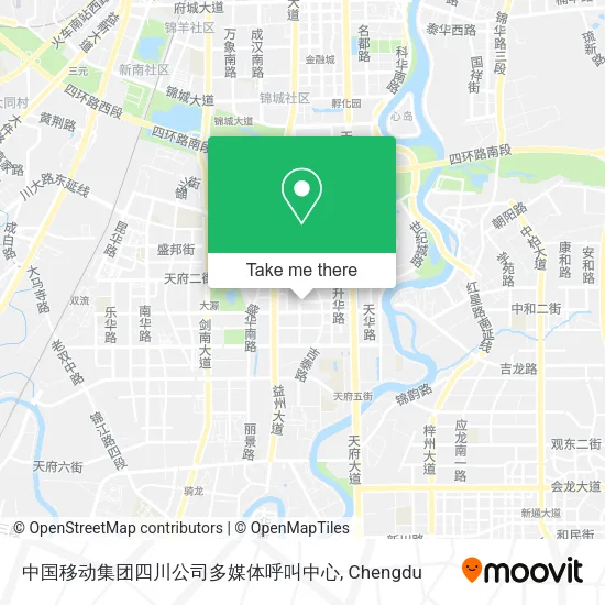 中国移动集团四川公司多媒体呼叫中心 map