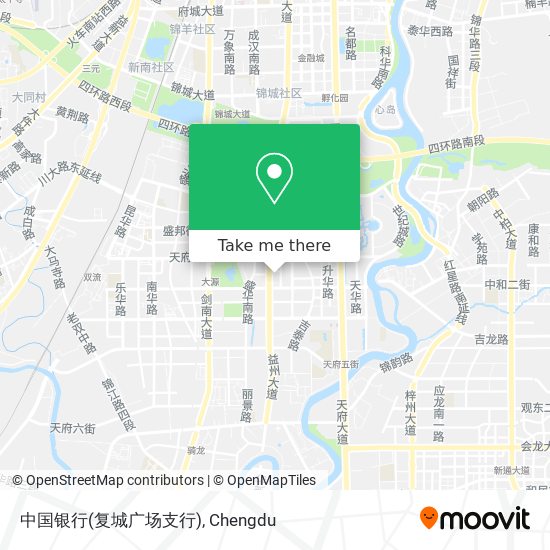 中国银行(复城广场支行) map