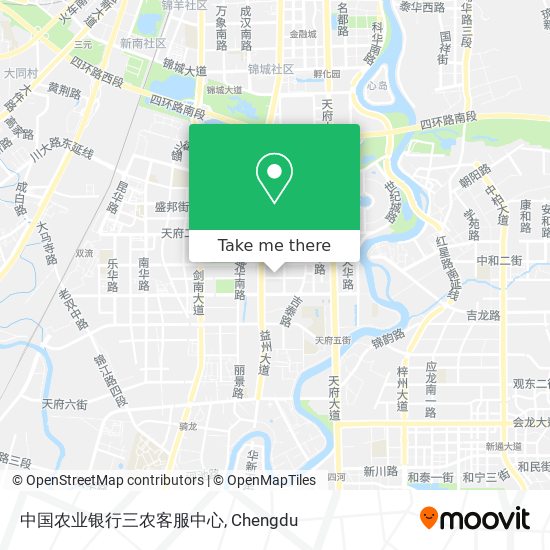 中国农业银行三农客服中心 map