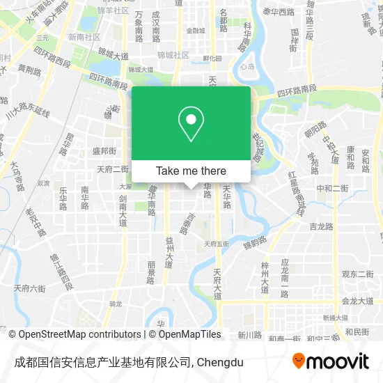 成都国信安信息产业基地有限公司 map