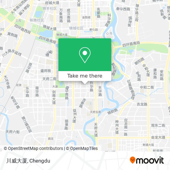 川威大厦 map