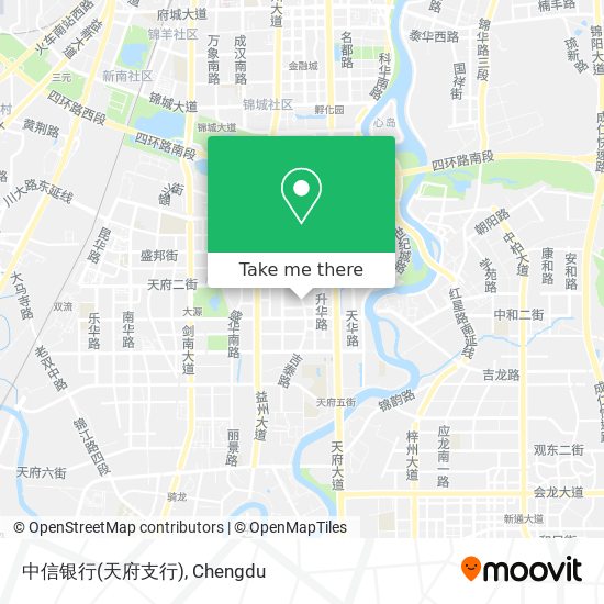 中信银行(天府支行) map