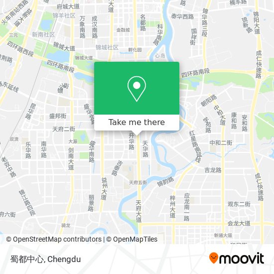 蜀都中心 map