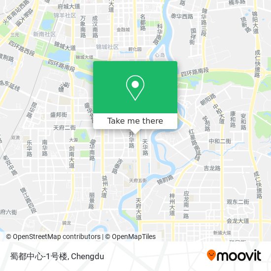 蜀都中心-1号楼 map