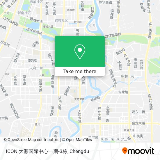 ICON·大源国际中心一期-3栋 map