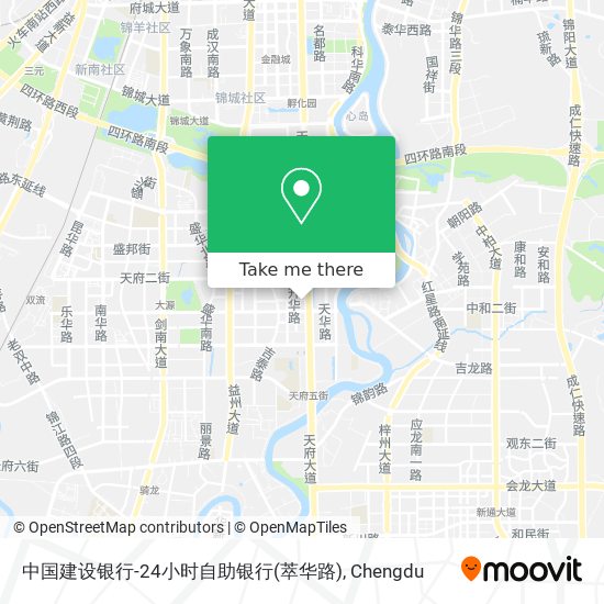 中国建设银行-24小时自助银行(萃华路) map
