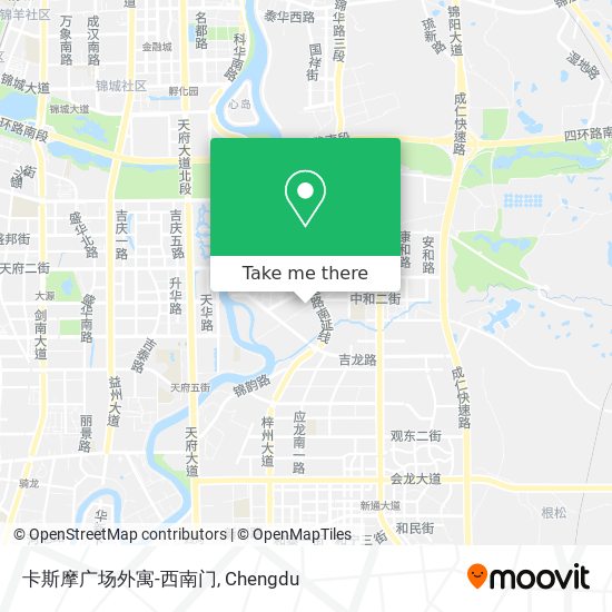卡斯摩广场外寓-西南门 map