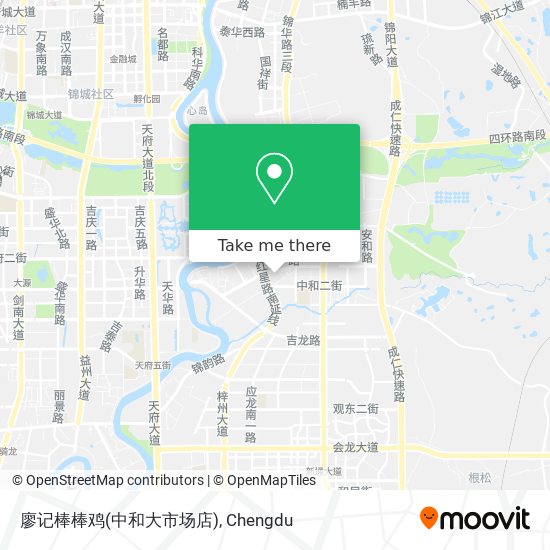 廖记棒棒鸡(中和大市场店) map