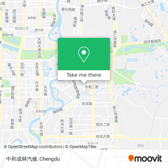 中和成林汽修 map
