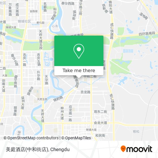 美庭酒店(中和街店) map