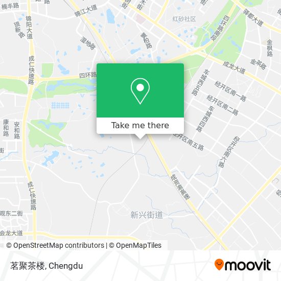 茗聚茶楼 map