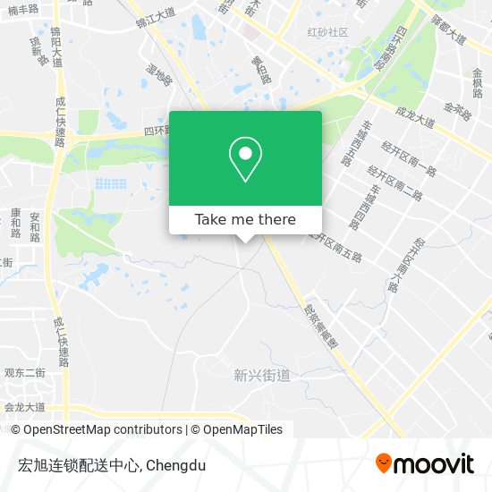 宏旭连锁配送中心 map