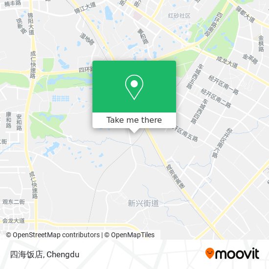 四海饭店 map