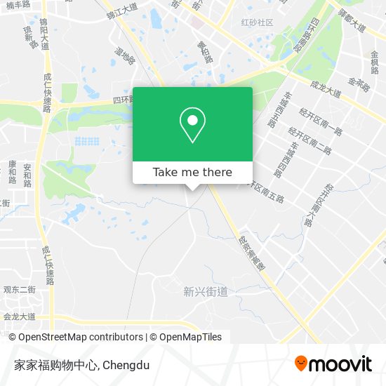 家家福购物中心 map