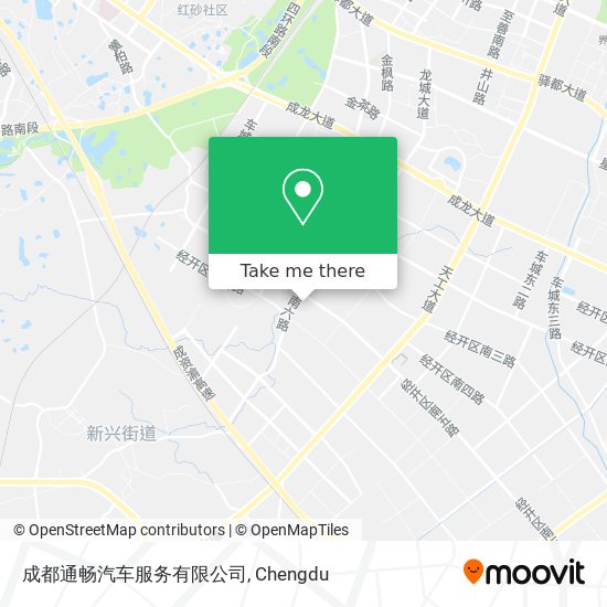 成都通畅汽车服务有限公司 map