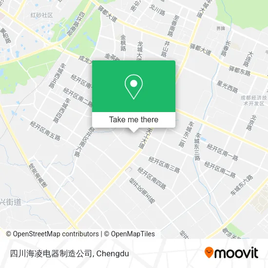 四川海凌电器制造公司 map