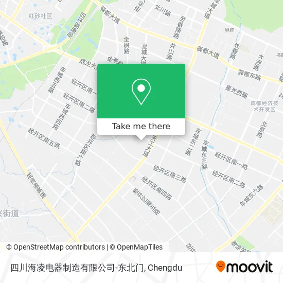 四川海凌电器制造有限公司-东北门 map