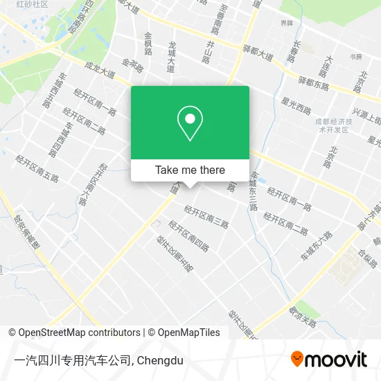 一汽四川专用汽车公司 map