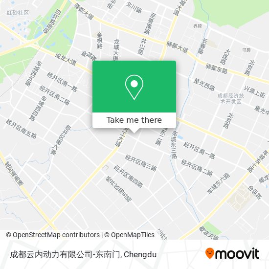 成都云内动力有限公司-东南门 map