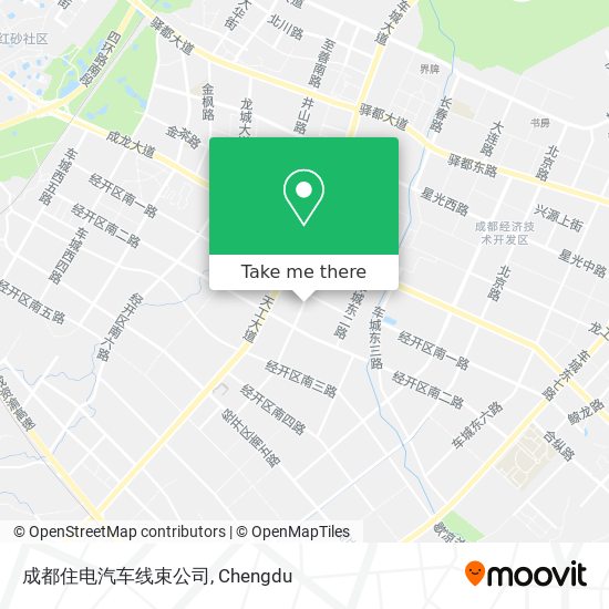 成都住电汽车线束公司 map