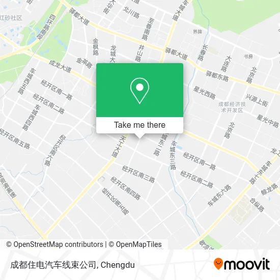 成都住电汽车线束公司 map