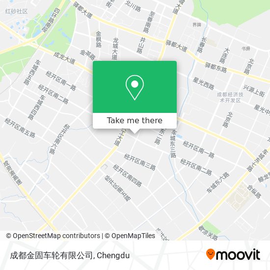 成都金固车轮有限公司 map