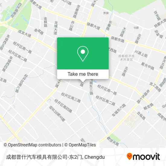 成都普什汽车模具有限公司-东2门 map