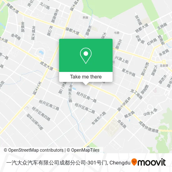 一汽大众汽车有限公司成都分公司-301号门 map