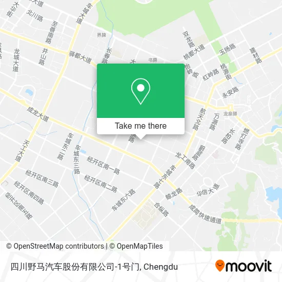 四川野马汽车股份有限公司-1号门 map