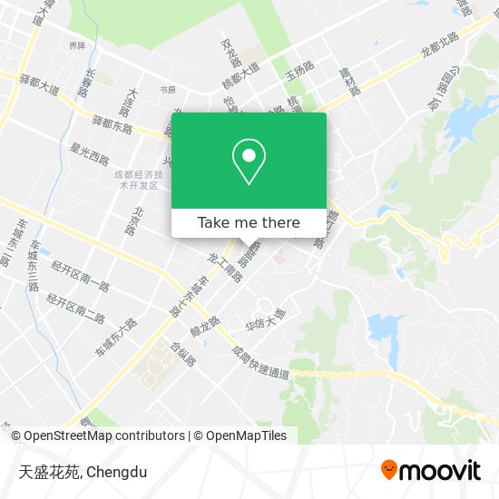 天盛花苑 map