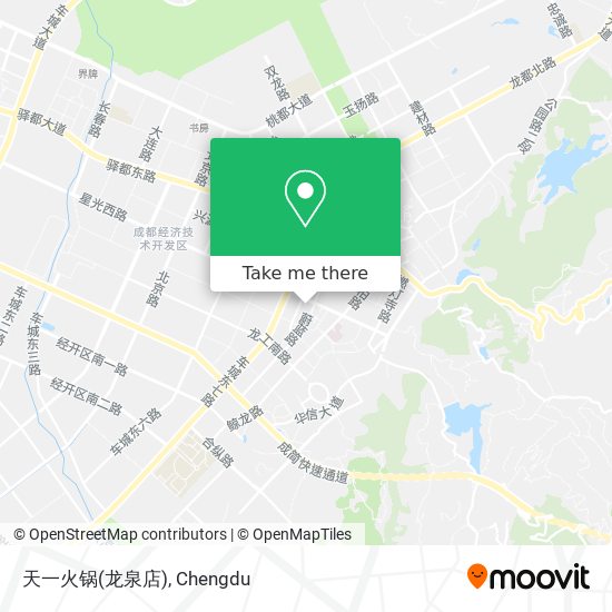 天一火锅(龙泉店) map