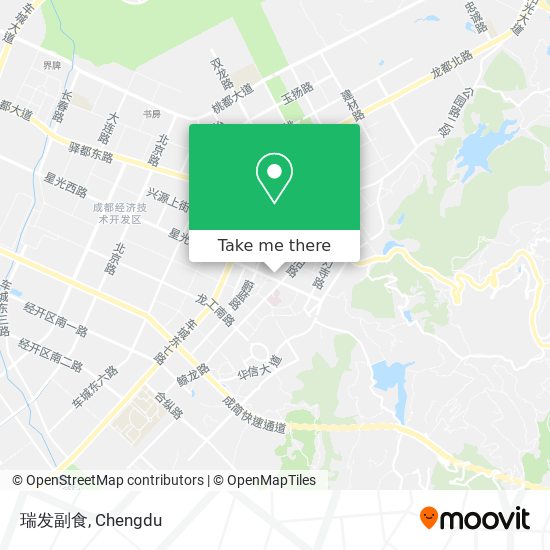 瑞发副食 map