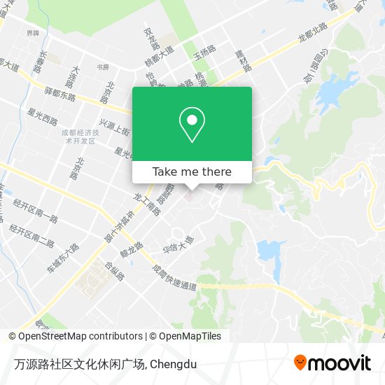 万源路社区文化休闲广场 map