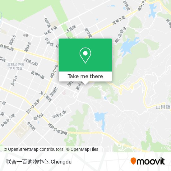 联合一百购物中心 map