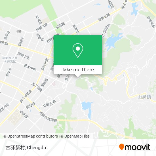 古驿新村 map