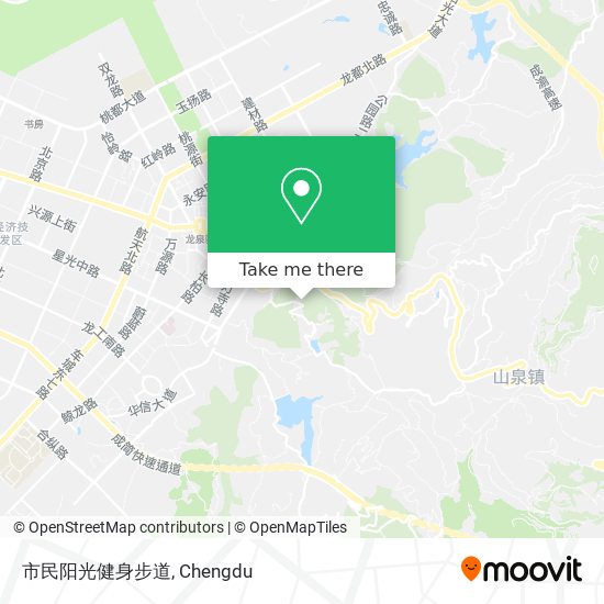 市民阳光健身步道 map
