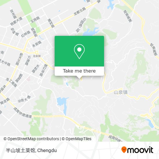 半山坡土菜馆 map