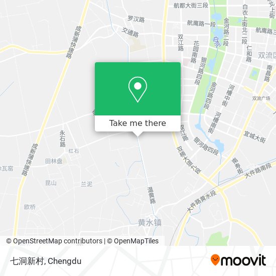 七洞新村 map
