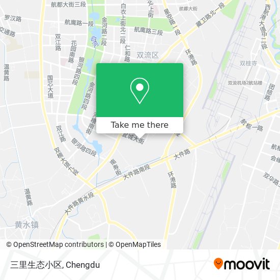 三里生态小区 map