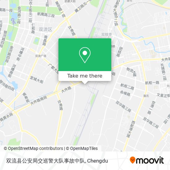 双流县公安局交巡警大队事故中队 map
