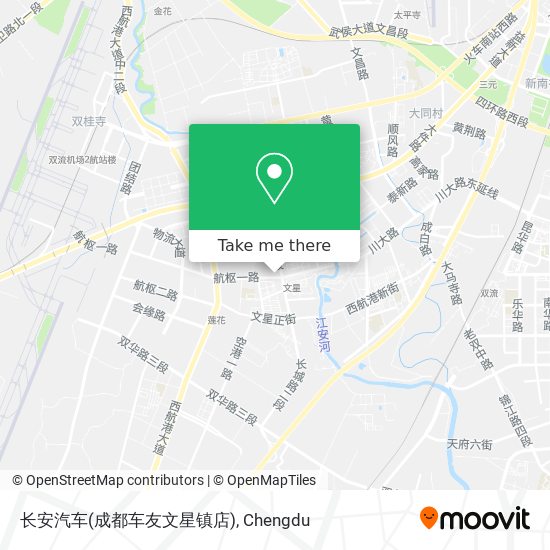 长安汽车(成都车友文星镇店) map