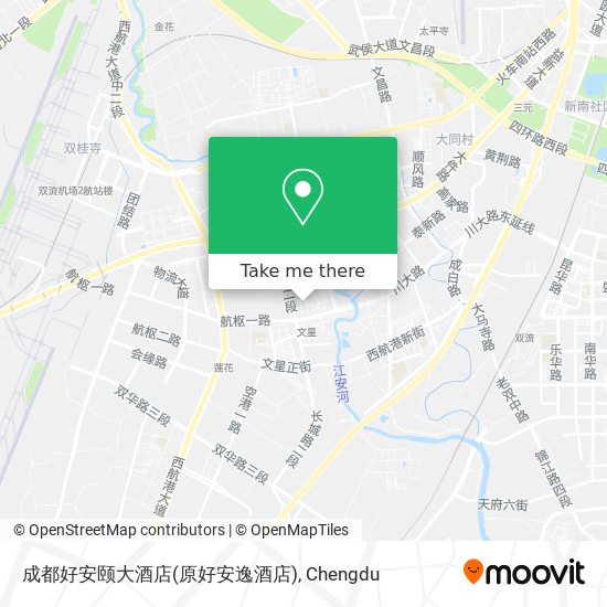 成都好安颐大酒店(原好安逸酒店) map