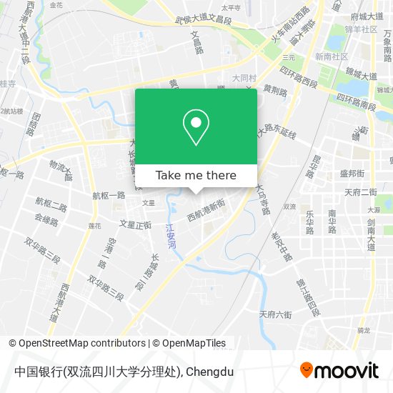 中国银行(双流四川大学分理处) map