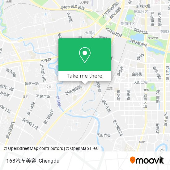 168汽车美容 map