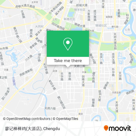 廖记棒棒鸡(大源店) map