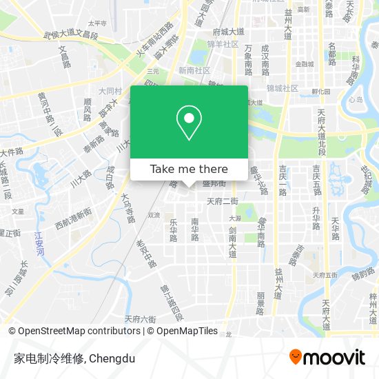 家电制冷维修 map