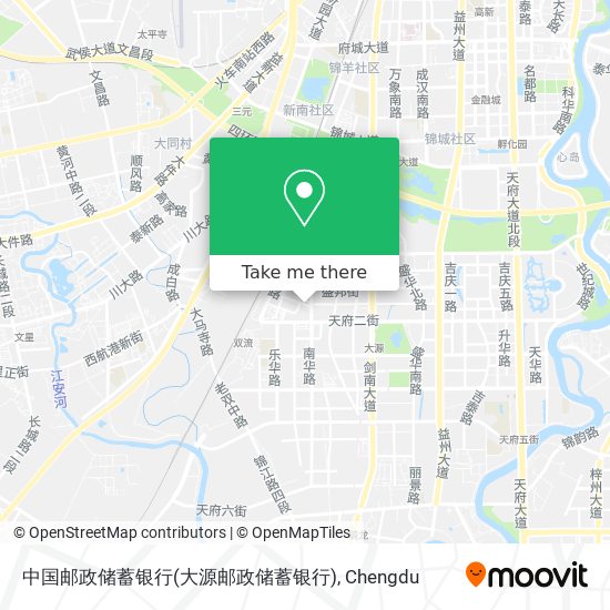 中国邮政储蓄银行(大源邮政储蓄银行) map