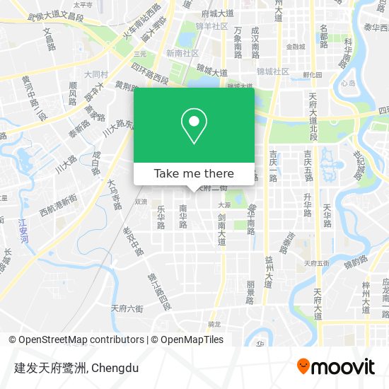 建发天府鹭洲 map