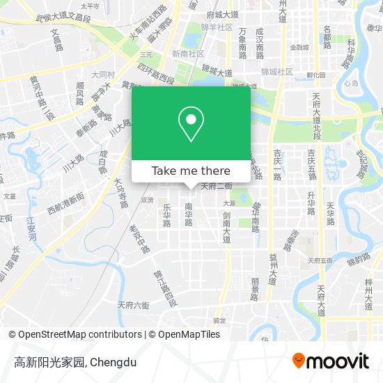 高新阳光家园 map